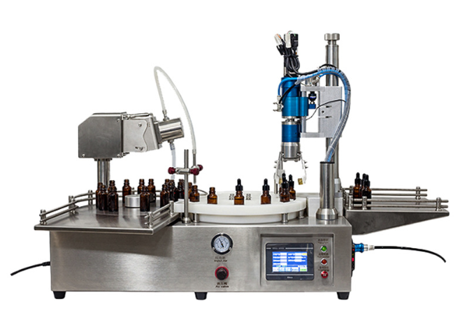 Tabletop vial filling machine