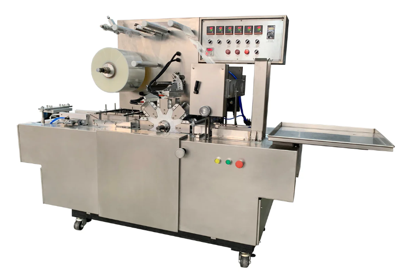 Automatic cellophane wrapping machine Automatic cellophane wrapping machine